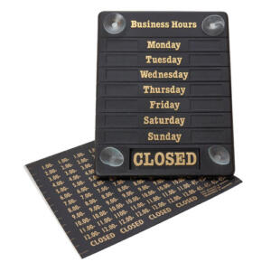 Beaumont Business Hours Sign