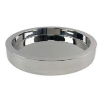 14" Highly Polished Double Wall Tray