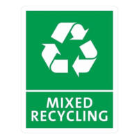 Mixed Recycling Label 