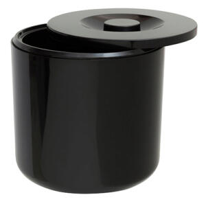 Black Round Ice Bucket