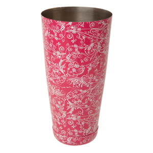 Beaumont Pink Floral 28oz Boston Shaker Can