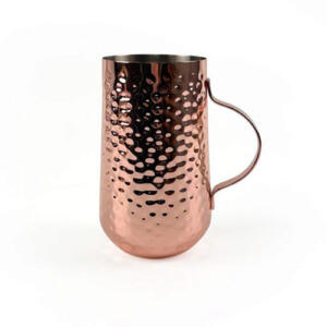 Beaumont Copper Plated Tall Hammered Mug 450ml