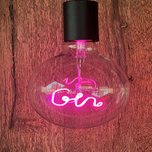 Gin Pink LED Bulb Home Bar Pub  