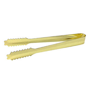 Gold Plated Steel Ice Tongs