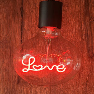 Love LED Bulb Home Bar Pub  