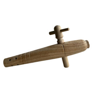 Single Wooden Cask Ale Tap