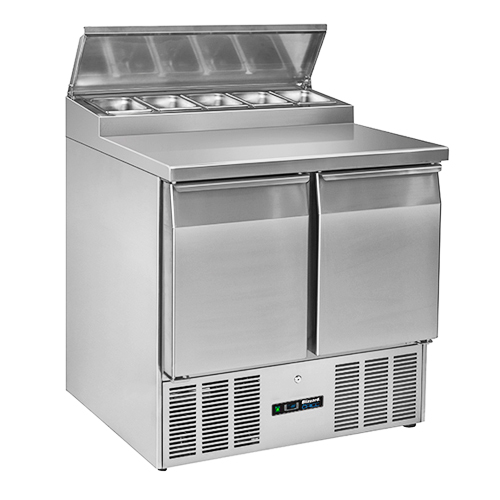Blizzard BCC2EN Compact Two Door Gastronorm Counter with Prep Top