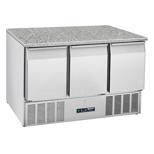 Blizzard BCC3GR Compact 3 Door Gastronorm Counter with Granite Top