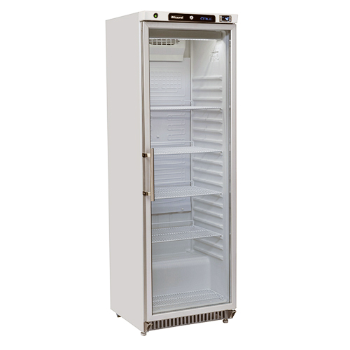 Blizzard HG400WH White Glass Door Display Fridge