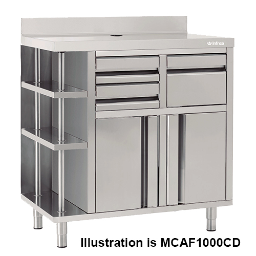 Infrico MCAF1000 CI Back Bar Coffee Storage Unit