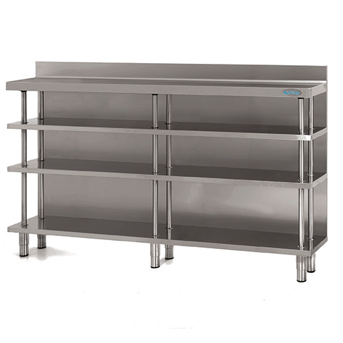 Infrico ME60-2500 2.5m Back Bar Shelving