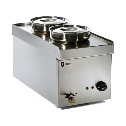 Parry NPWB2 - 2 Pot Wet Stainless Steel Bain Marie 