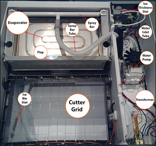 Whirlpool K20 and K40 Ice Machine Spare Parts